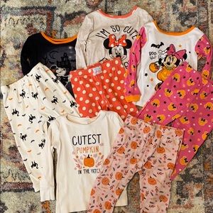 Toddler girls Halloween pajamas
